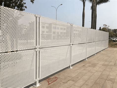 perforated sheet metal fence|round perforated metal panels.